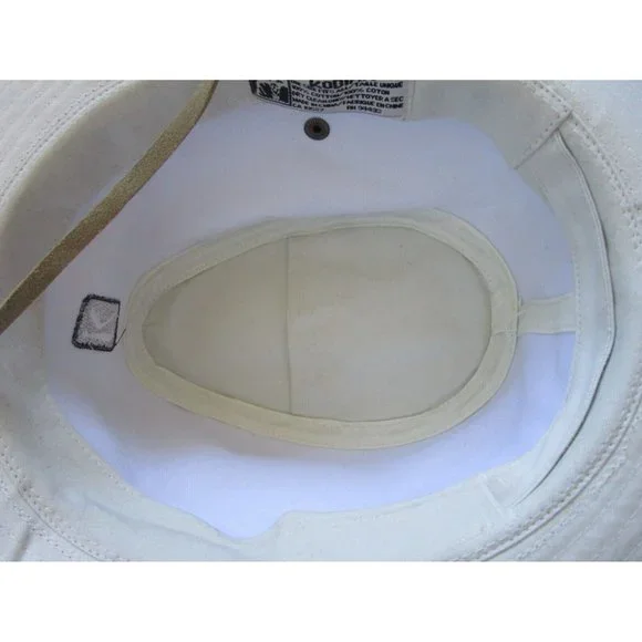 Men's Kodiak Rugged Outback Headwear Beige & Leather Strap - OS 100% Cotton NWT - Picture 14 of 16